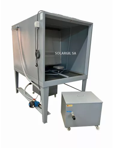 CABINE D'EMAILLAGE CPA-1000 RIDEAU D'EAU GRAND MODELE INOX