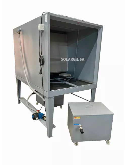 CABINE D'EMAILLAGE CPA-1000 RIDEAU D'EAU GRAND MODELE INOX