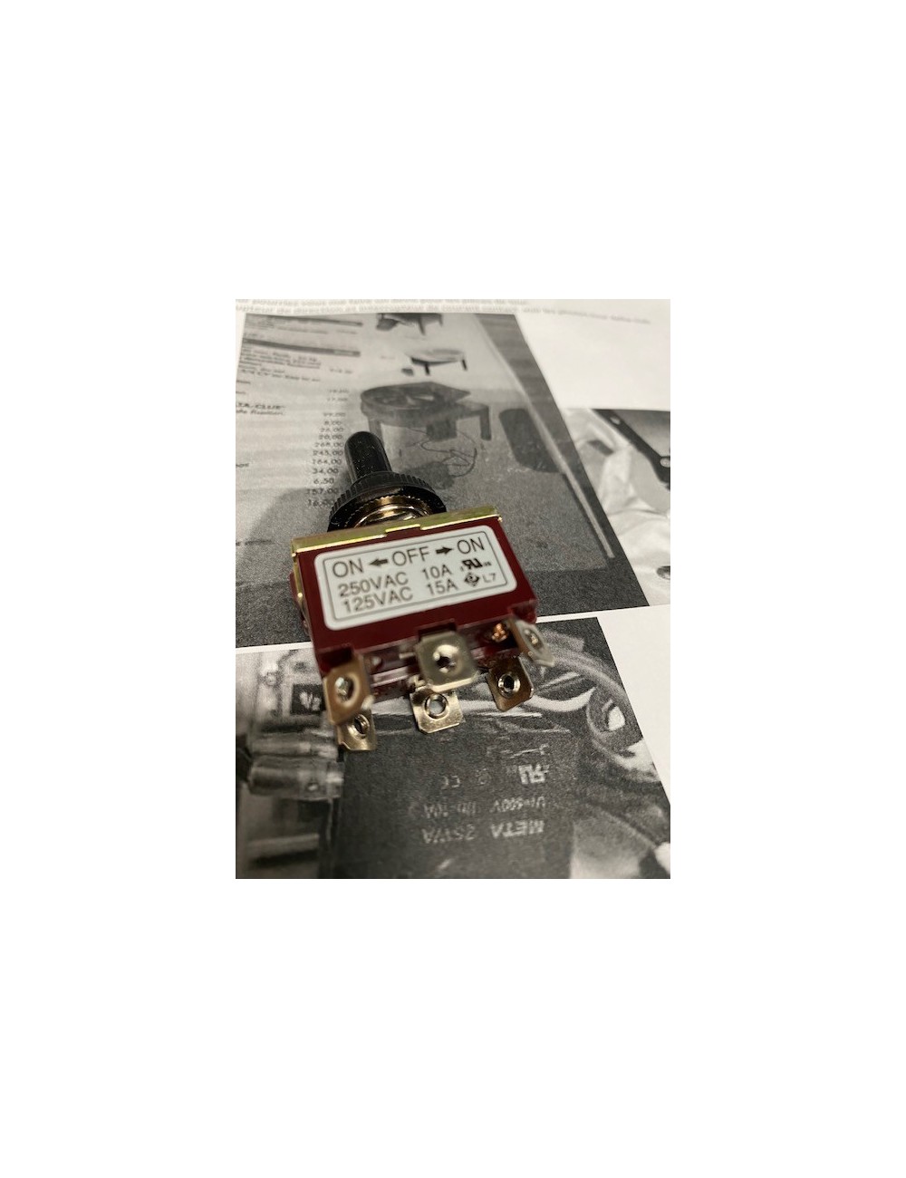 BOUTON INVERSEUR D/G POUR TOUR PWDC ET PWDCT