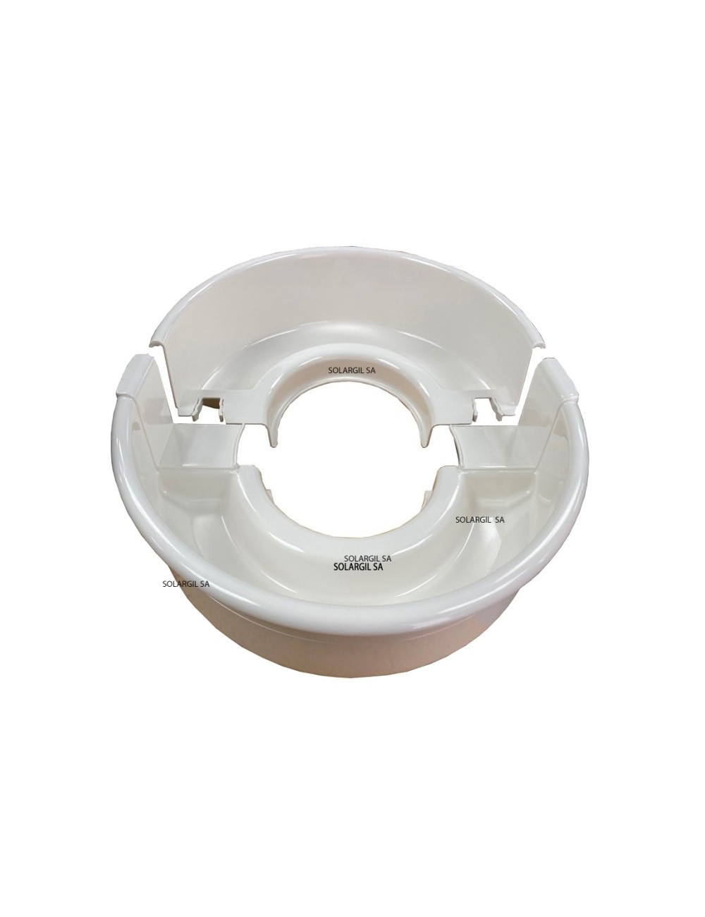 BAC DE BARBOTINE EN 2 PARTIES POUR TOUR TE9 ET KALEOS