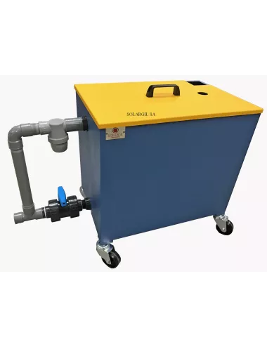 Bac de décantation inox capacité 100 litres