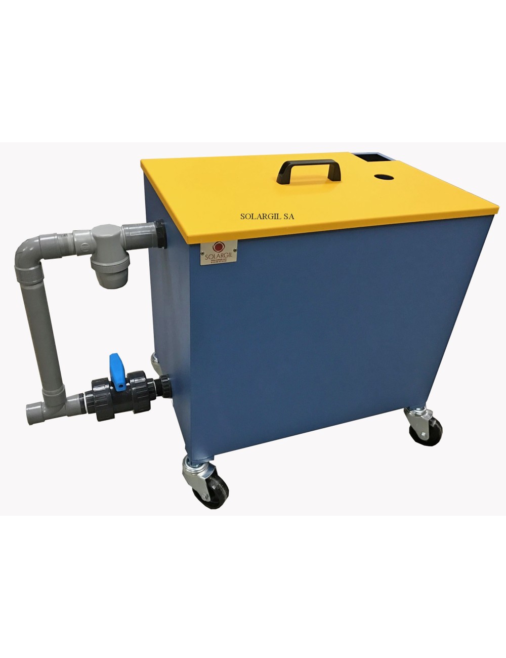 BAC DE DECANTATION INOX AVEC 2 PANIERS FILTRATION