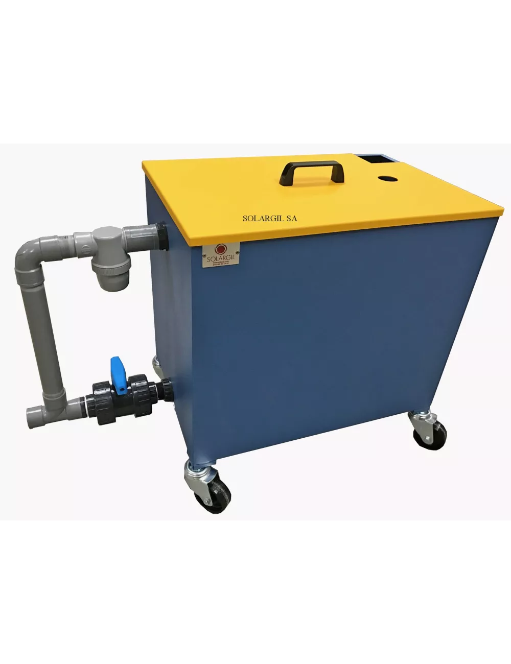 BAC DE DECANTATION 100 LITRES INOX AVEC 2 PANIERS FILTRATION
