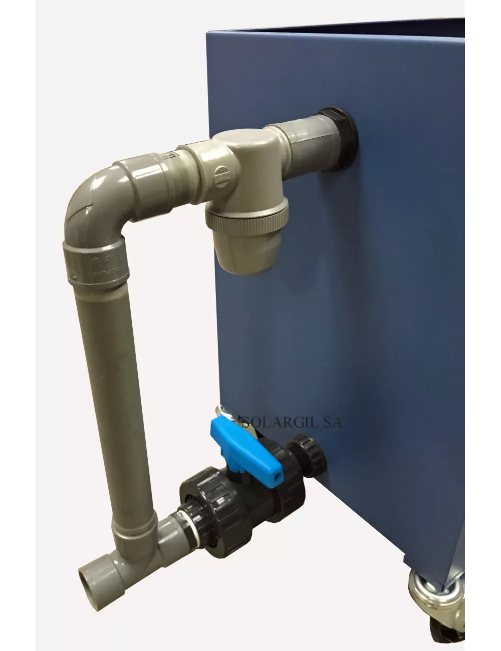 BAC DE DECANTATION 100 LITRES INOX AVEC 2 PANIERS FILTRATION