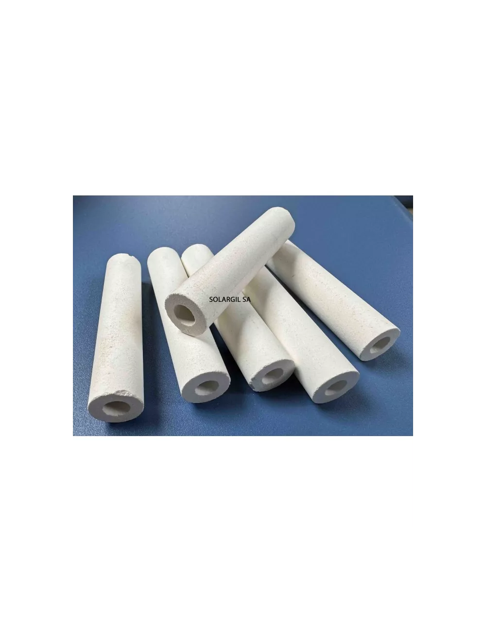TUBE PASSAGE DE RESISTANCE 1400°C EXT Ø 15 ET INT Ø 7 MM LONG 70 MM