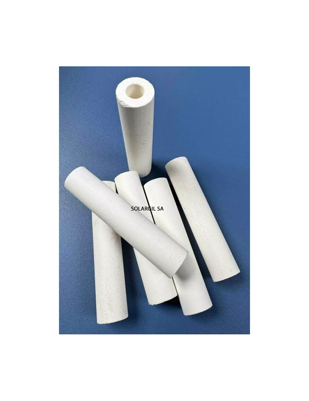 TUBE PASSAGE DE RESISTANCE 1400°C EXT Ø 15 ET INT Ø 7 MM LONG 70 MM