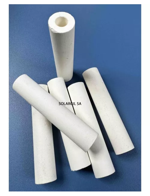 TUBE PASSAGE DE RESISTANCE 1400°C EXT Ø 15 ET INT Ø 7 MM LONG 70 MM