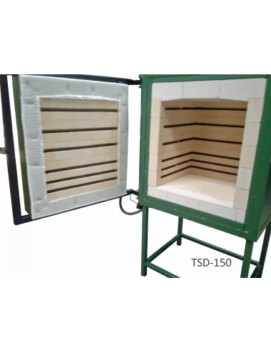 Four électrique TSD150 – 150 L, 1300°C pour céramique et ateliers