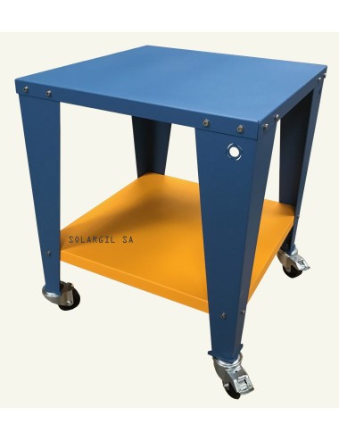 TABLE METALLIQUE AVEC ROUE POUR FOUR EKO ET BENJAMIN