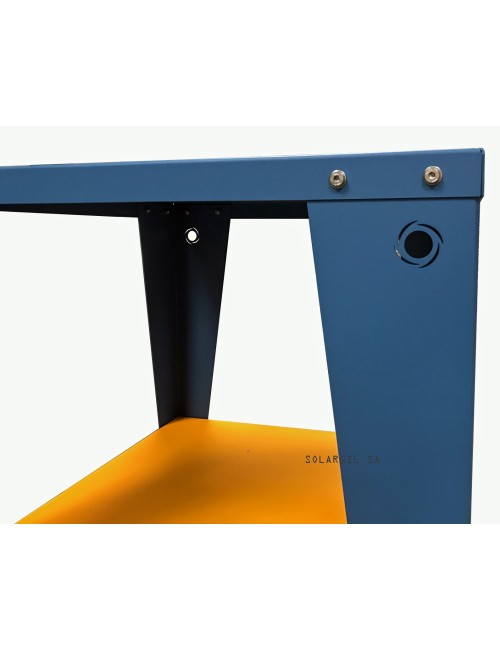 TABLE METALLIQUE AVEC ROUE POUR FOUR EKO ET BENJAMIN