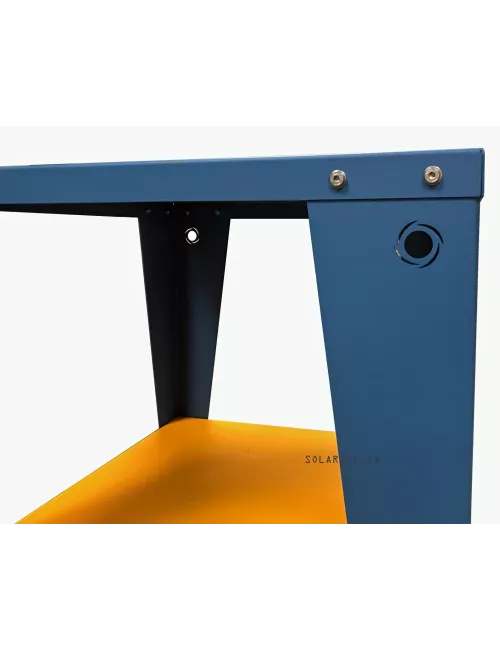 TABLE METALLIQUE AVEC ROUE POUR FOUR EKO ET BENJAMIN