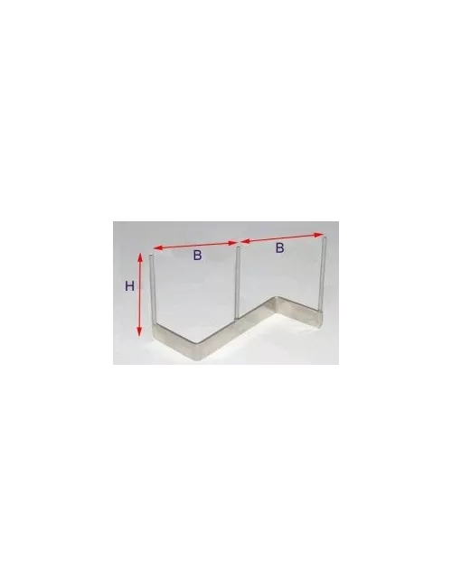 SUPPORT Z  A 3 POINTES H 80 MM 1200°C
