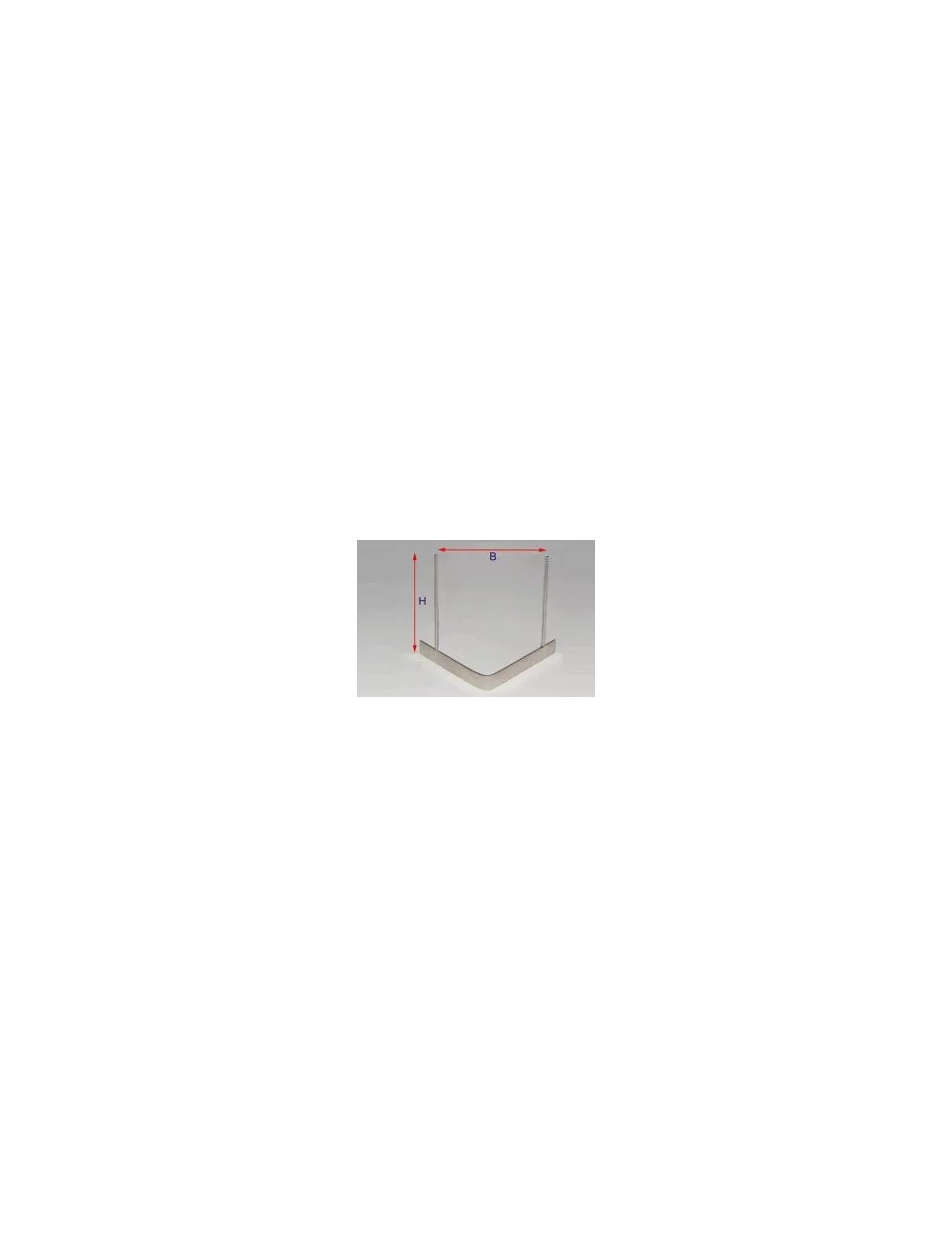 SUPPORT Z  A 2 POINTES H 80 MM 1200°C