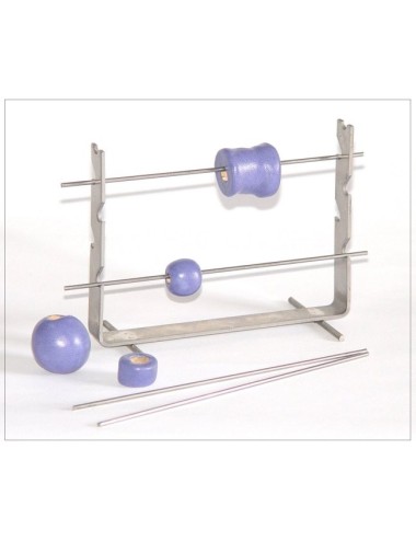 SUPPORT DE PERLE SIMPLE 3 BARRES H135 MM 1200°C