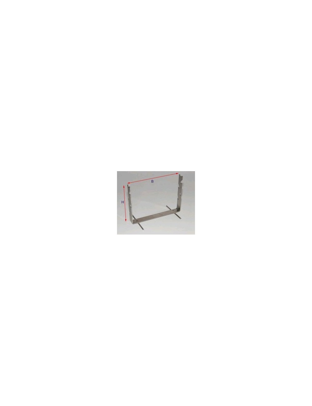 SUPPORT DE PERLE SIMPLE 3 BARRES H135 MM 1200°C