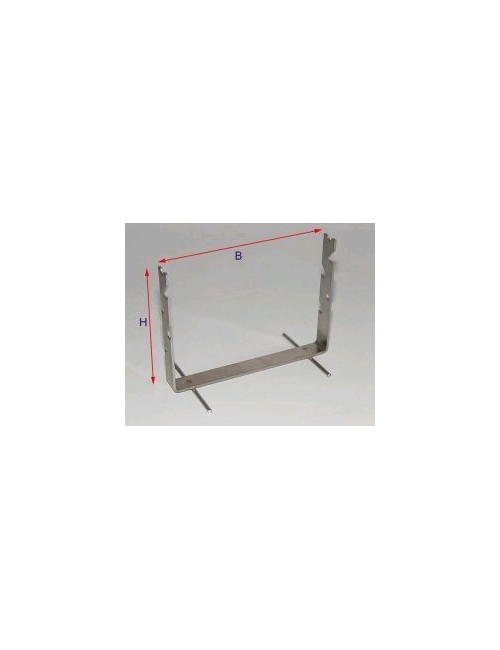 SUPPORT DE PERLE SIMPLE 3 BARRES H135 MM 1200°C