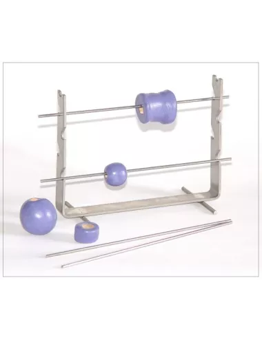 Support de perles SUPPERL95 – Arbre inox réfractaire 1200 °C
