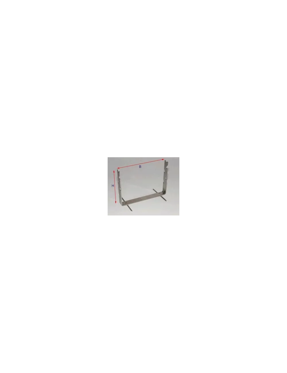 SUPPORT DE PERLE SIMPLE 3 BARRES H95 MM 1200°C