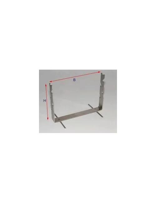 SUPPORT DE PERLE SIMPLE 3 BARRES H95 MM 1200°C
