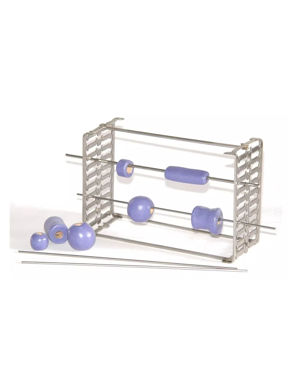 SUPPORT MULTIPLE POUR PERLE 6 BARRES H80 P60 MM 1200°C