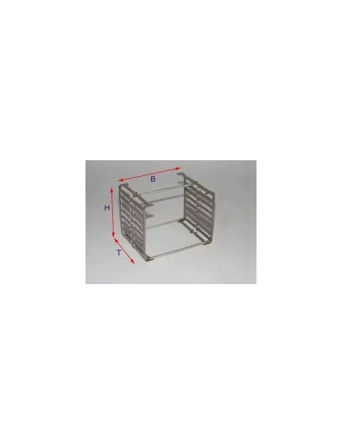 SUPPORT MULTIPLE POUR PERLE 6 BARRES H80 P60 MM 1200°C