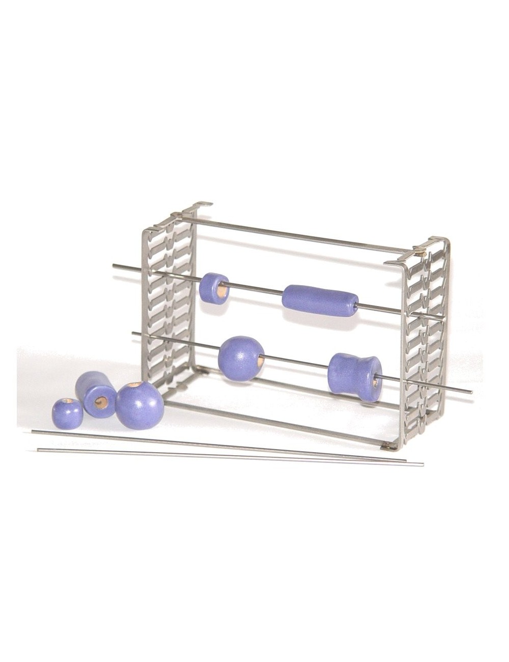 SUPPORT MULTIPLE POUR PERLE 6 BARRES H130 P80 MM 1200°C