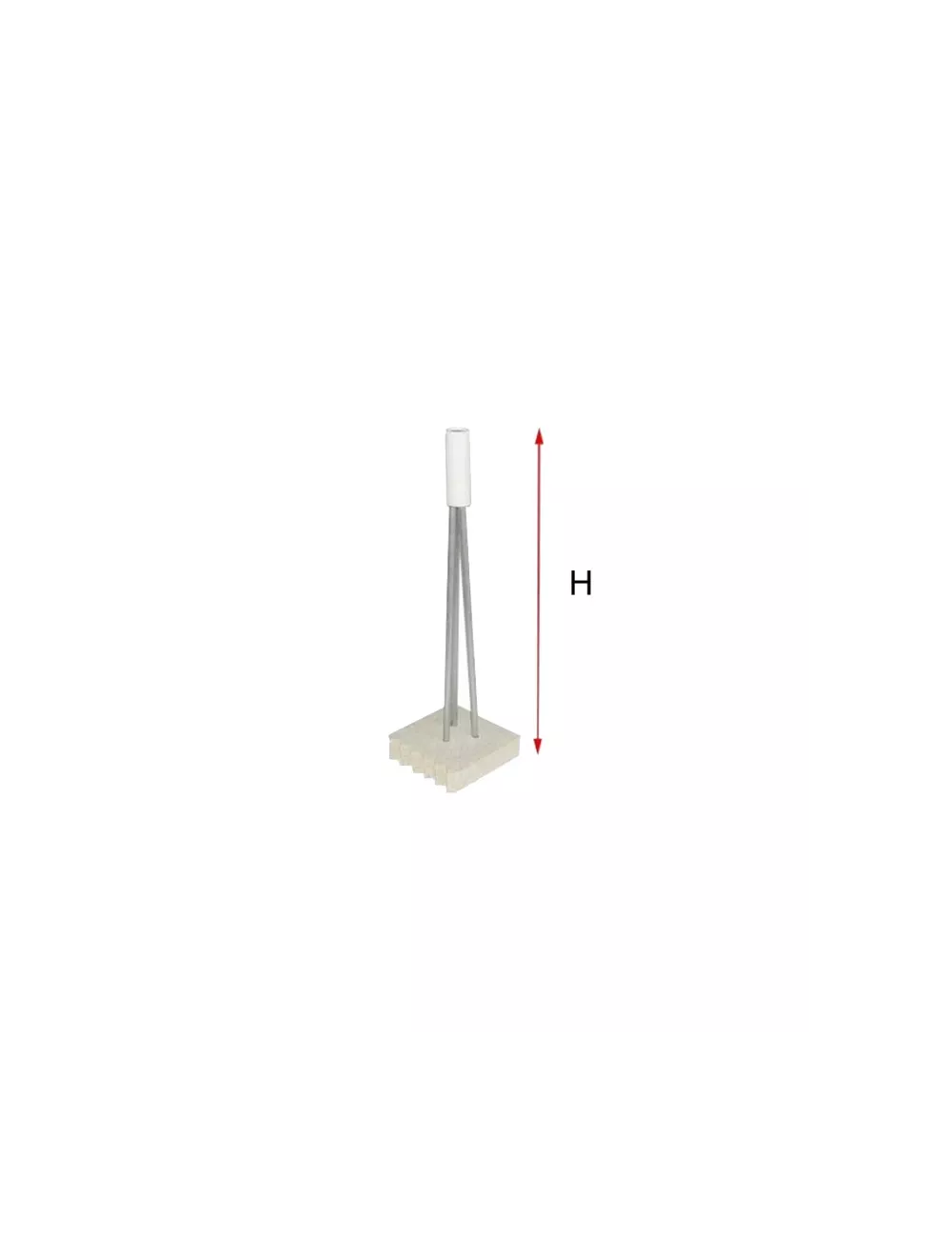 SUPPORT POUR PIÉCE CREUSE H250 MM 1200°C
