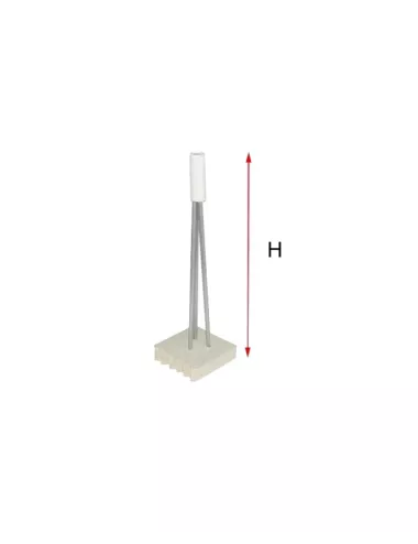 SUPPORT POUR PIÉCE CREUSE H200 MM 1200°C