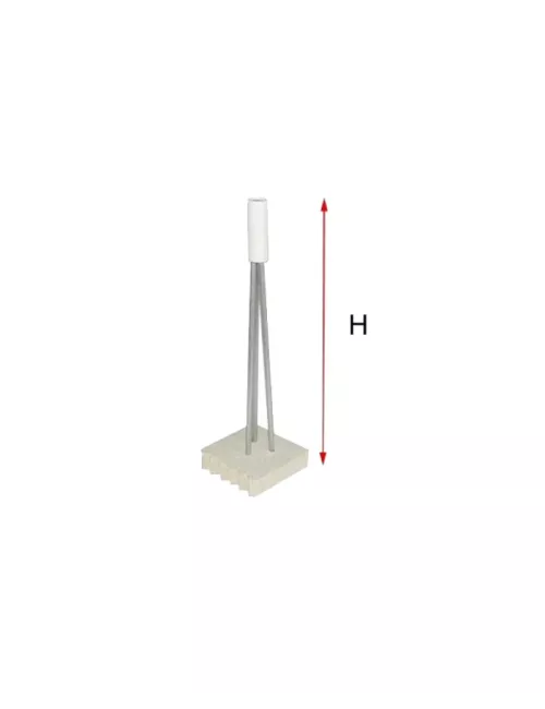SUPPORT POUR PIÉCE CREUSE H150 MM 1200°C