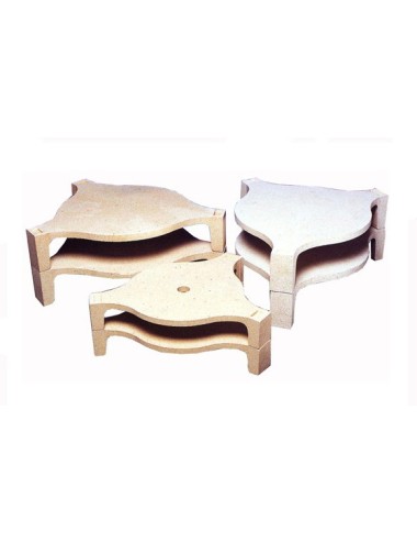 SUPPORTS ASSIETTES EN TFS-FL PLEIN 340*40 1300°C