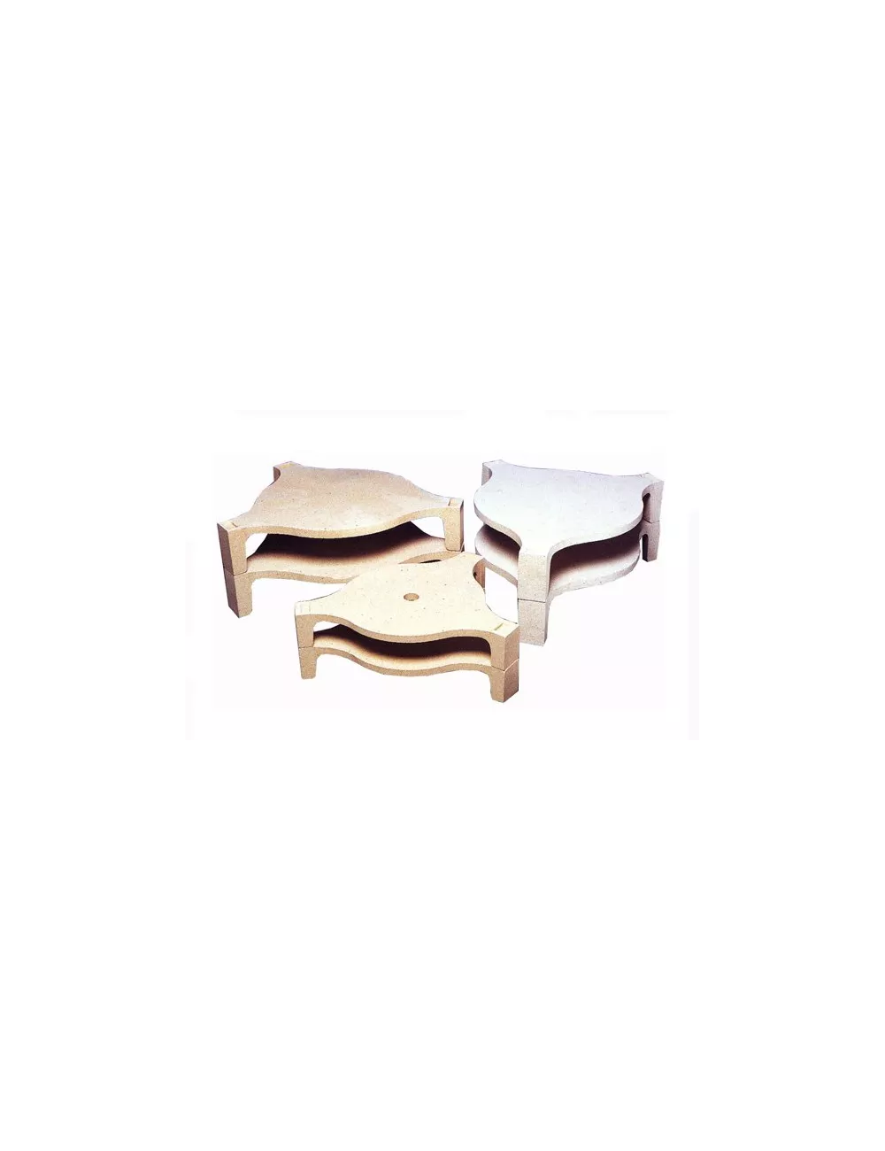 SUPPORTS ASSIETTES EN TFS-FL PLEIN 340*40 1300°C