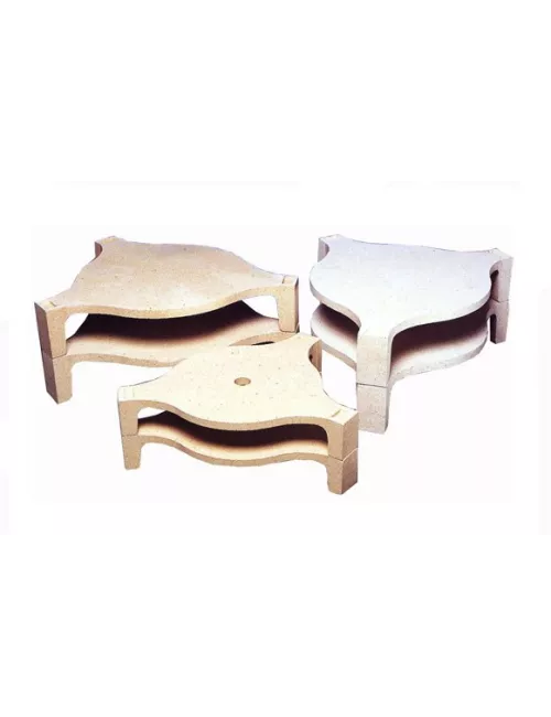 SUPPORTS ASSIETTES EN TFS-FL PLEIN 300*52 1300°C