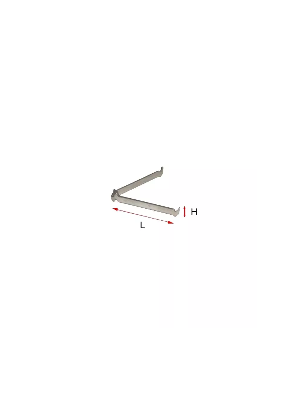 SUPPORT REFRAC. METAL PLAT Diam. 35 mm 1200°C