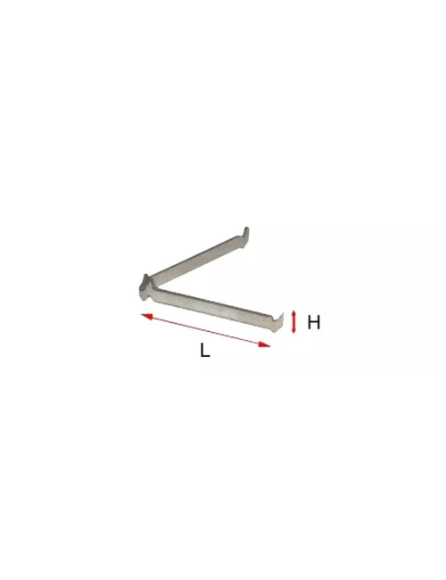 SUPPORT REFRAC. METAL PLAT Diam. 35 mm 1200°C