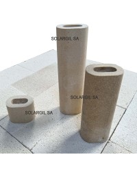 PILIER H 300 mm Diam.60*42 mm OVALE 1350°C