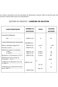 PLAQUE CARBURE DE SILICIUM 1400°C MAXI 350*300*15 MM