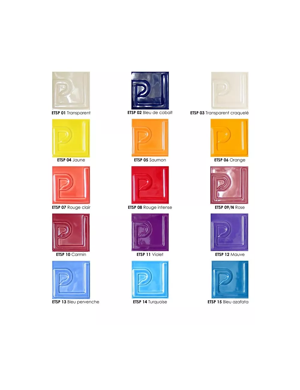 ÉMAIL FAÏENCE TRANSPARENT SANS PLOMB BRILLANT TURQUOISE 1KG ETSP14