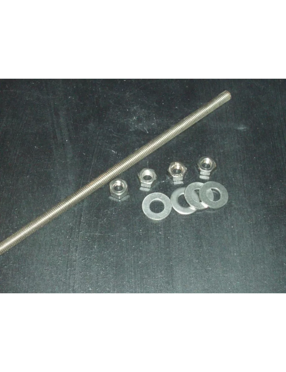 RONDELLE INOX REFRACT. INT Ø 8  X EXT Ø 17 MM