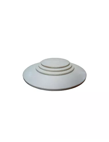 Plaque réfractaire ronde PLAREF600 – Ø 394 mm, 1340°C