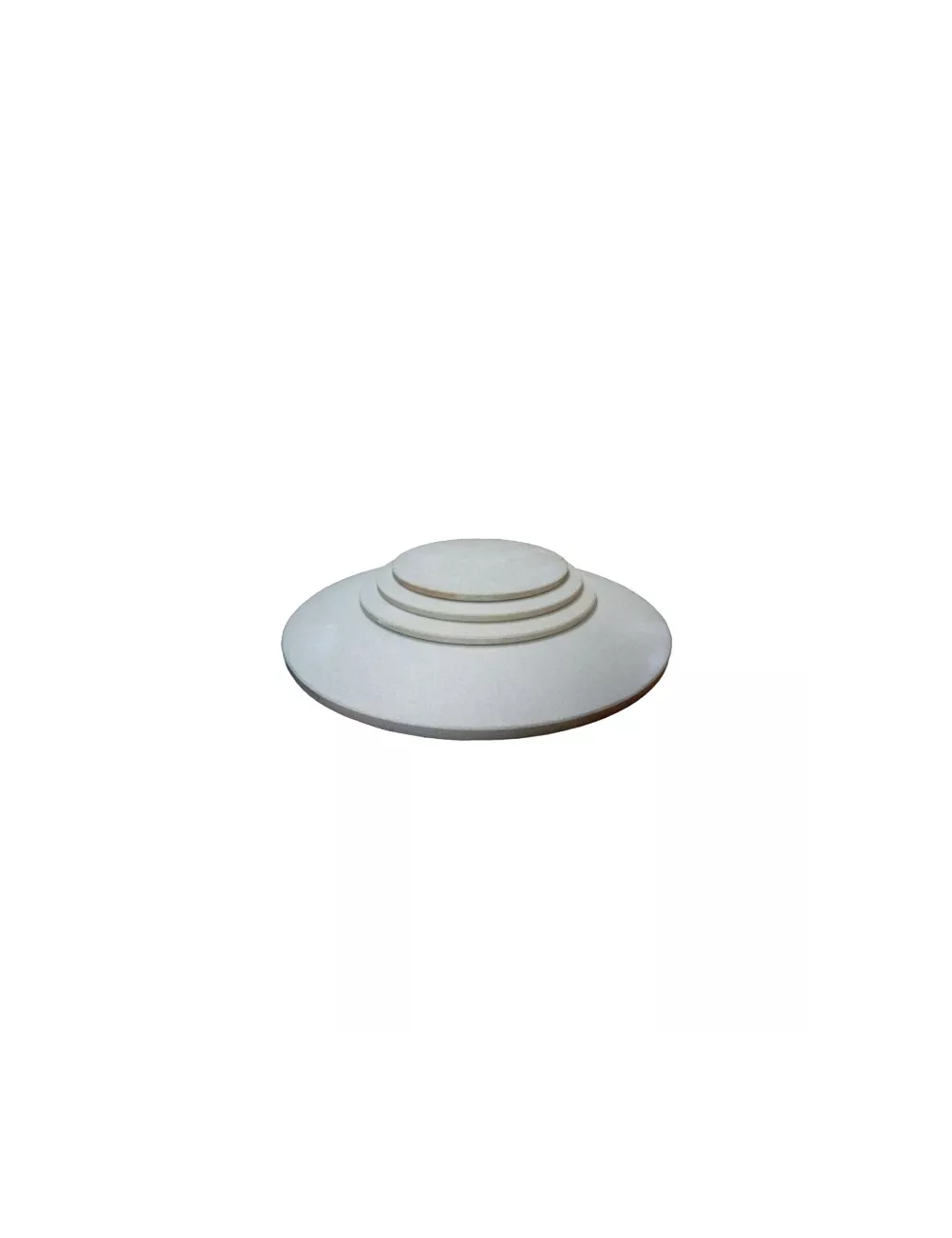 PLAQUE RÉFRACTAIRE RONDE DIAM 394x13 MM 1340°C