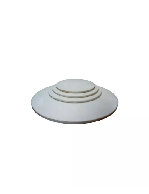 PLAQUE RÉFRACTAIRE RAKU RONDE DIAM 396X15 MM 1260°C
