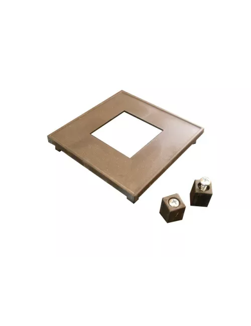 PLAQUE ADAPTATEUR REGULATION ATR-244  72 X 72 MM EN 96 X 96 MM