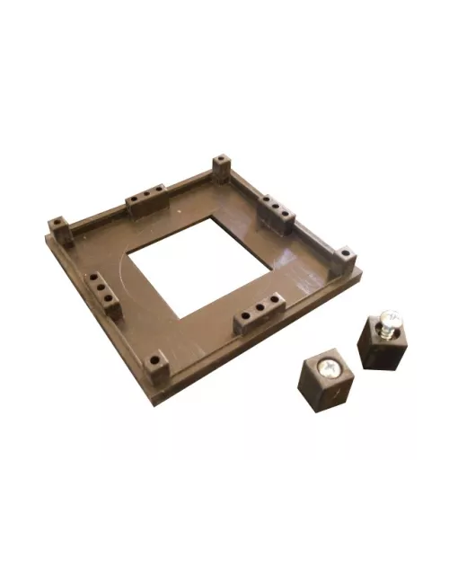 PLAQUE ADAPTATEUR REGULATION ATR-244  72 X 72 MM EN 96 X 96 MM