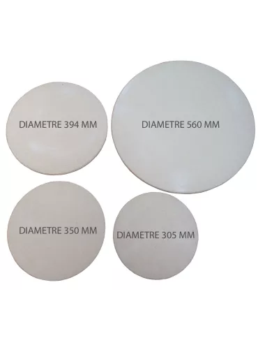 plaque réfractaire ronde PLAQ500 – Ø 560 mm, 1340°C