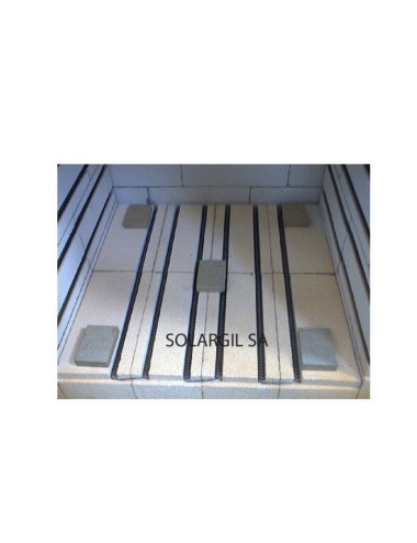 LOT DE 5 CALES 50 x 50 x 20 MM 1340°C