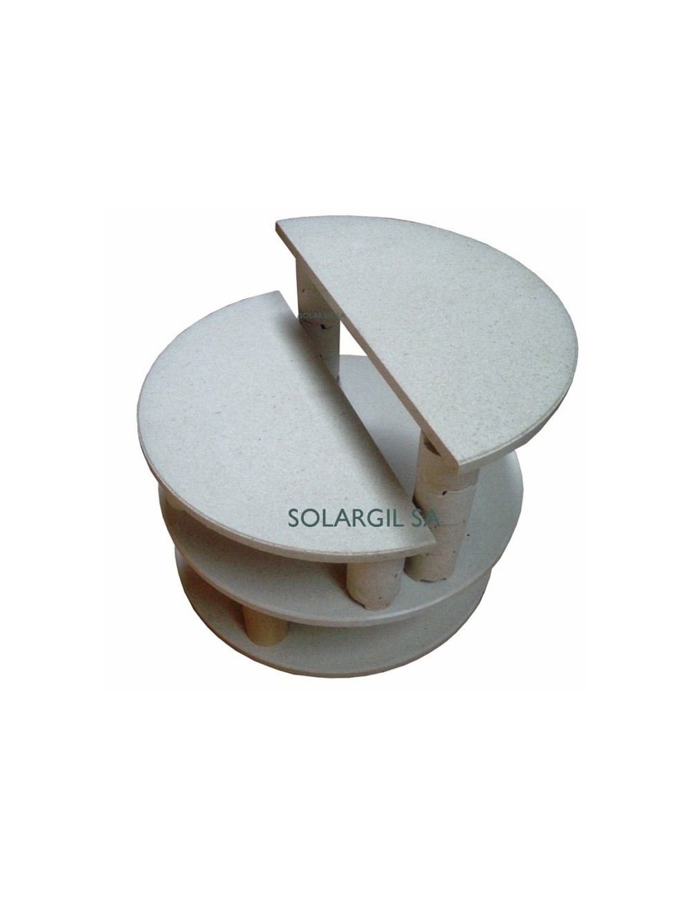 KIT 3 PLAQ. + 18 PIL.ENCAS. + 3 PIL. H 100 MM - PLUTON 3S