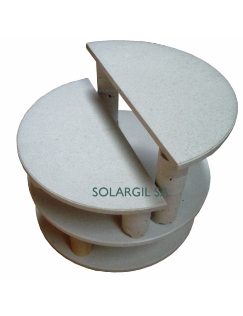 KIT 3 PLAQ. + 18 PIL.ENCAS. + 3 PIL. H 100 MM - PLUTON 3S