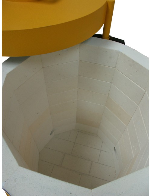 FOUR GAZ VERTICAL 1300°C HGP 200 L