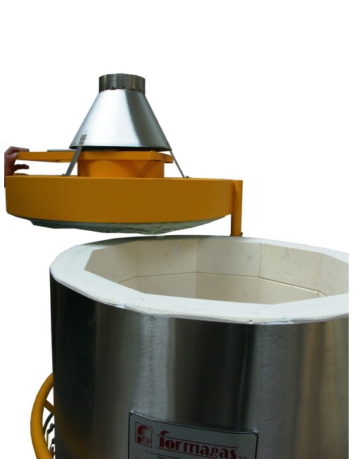 FOUR GAZ VERTICAL 1300°C HGP 200 L