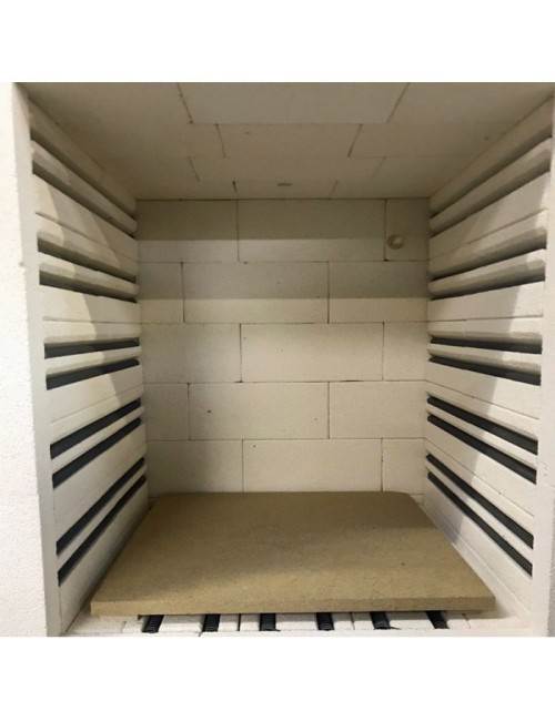 FOUR HELIOS INOX 3 FACES CHAUFFANTES 110 L 1300°C